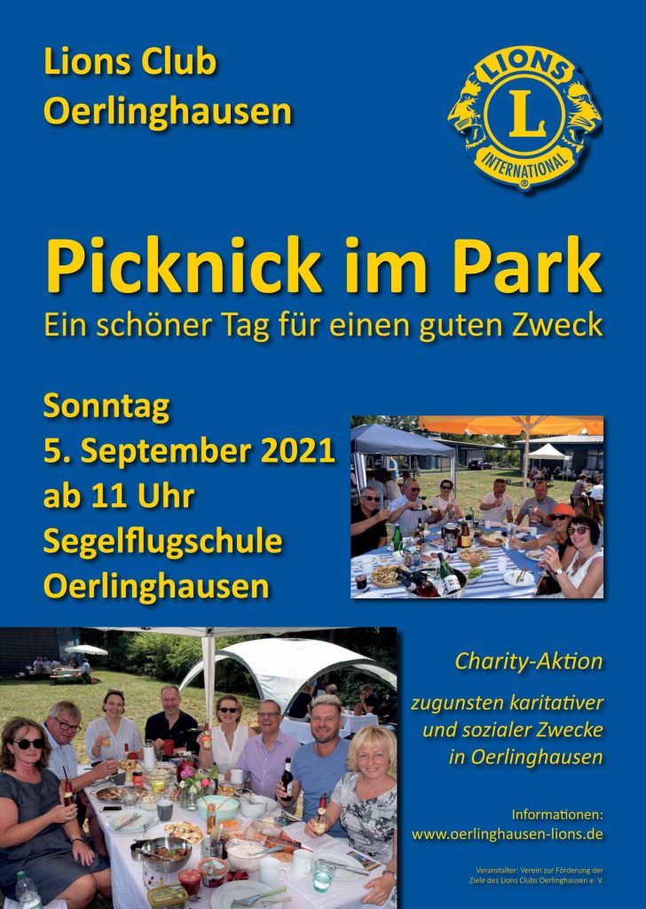 Plakat Picknick im Park (Klicken zum Vergrößern)