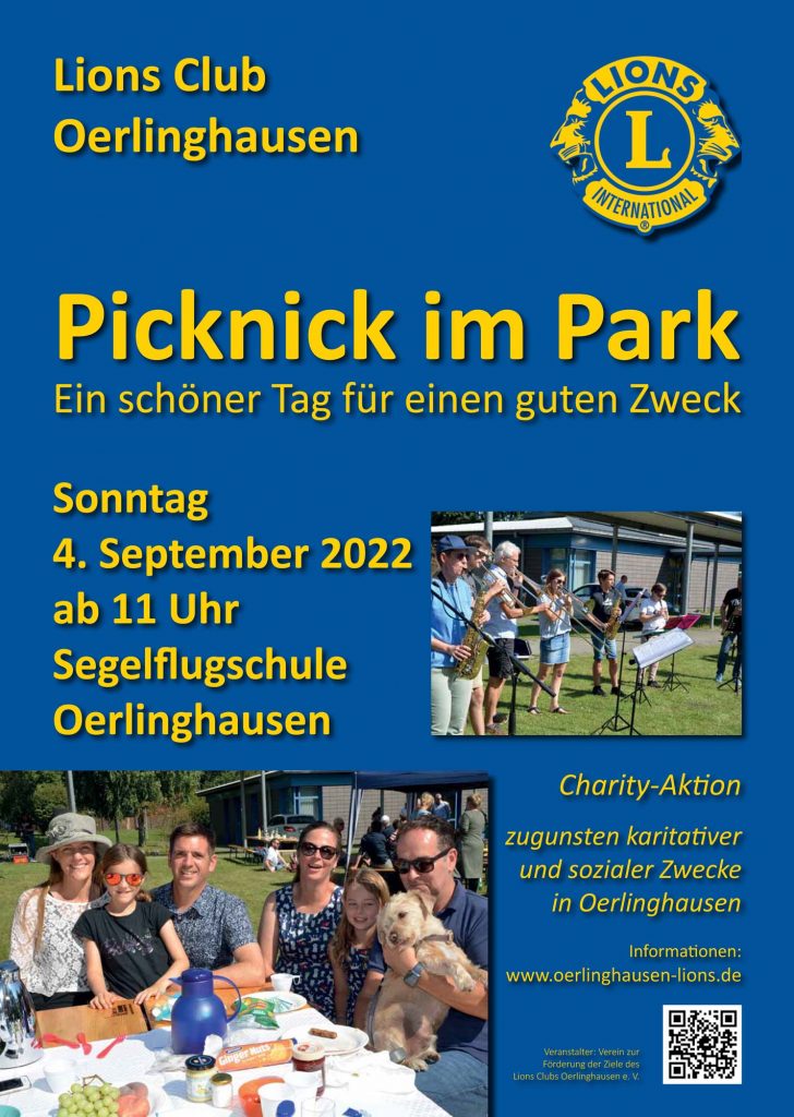 Plakat Picknick im Park (Klicken zum Vergrößern)